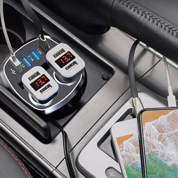 1 έως 2 12v-24v Αναπτήρα αυτοκινήτου 12v-24v Βύσμα διαχωριστή πολυλειτουργικό κύπελλο Φορτιστής αυτοκινήτου για κινητό τηλέφωνο Διαχωριστής GPS