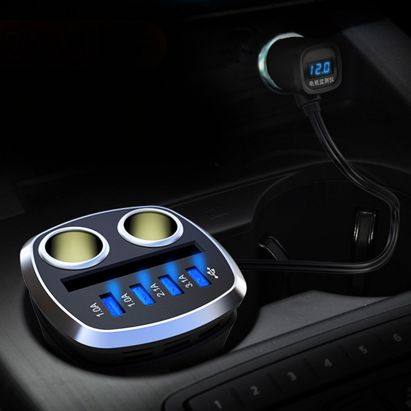 1 do 2 12v-24v auto utičnica za upaljač za cigarete Razdjelni utikač Višenamjenski auto punjač za mobilni telefon GPS separator