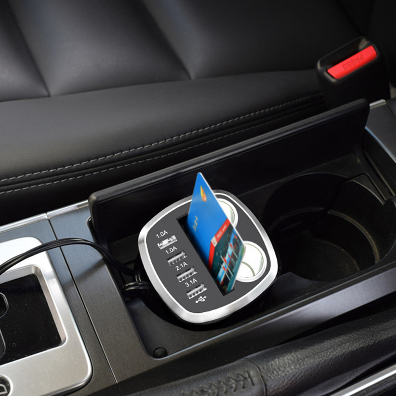 1 do 2 12v-24v auto utičnica za upaljač za cigarete Razdjelni utikač Višenamjenski auto punjač za mobilni telefon GPS separator