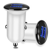 Încărcător auto dublu USB 5V 3.1A max pentru iphone X 8 7 Plus Adaptor universal pentru brichetă auto pentru încărcătoare USB Samsung S7 S6