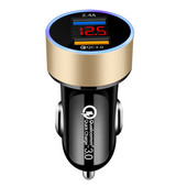 USB Car Charger Fast Charging Dual USB Adapter 3.1A Υποδοχή αναπτήρα για iphone Samsung Mobile Phone αξεσουάρ αυτοκινήτου