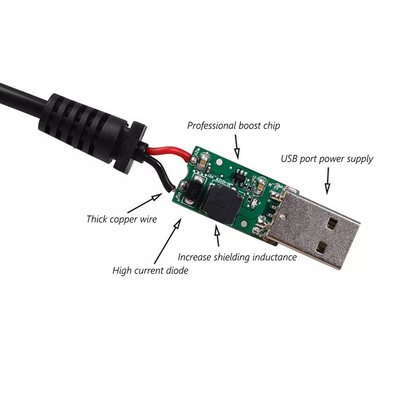 30 cm 5 V USB A vīriešu līdz 12 V automašīnas cigarešu piesmēķētāja ligzdas pārveidotāja kabeļa adapteris automašīnu DVR automašīnu piederumiem