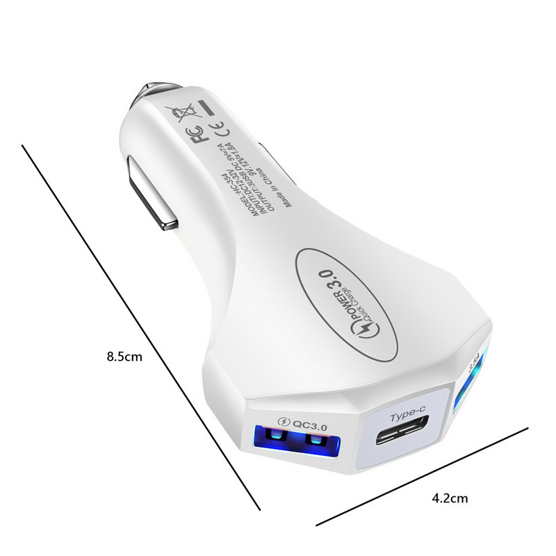 Încărcător USB 7A Brichetă QC3.0 USB Type-C Încărcare rapidă Adaptor priză pentru telefon Priză pentru remorcă RV pentru bărci maritime