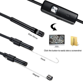 Мини USB автомобилна ендоскопска камера Авточасти Телескопични инспекционни огледала Инструменти за автомобилен смартфон