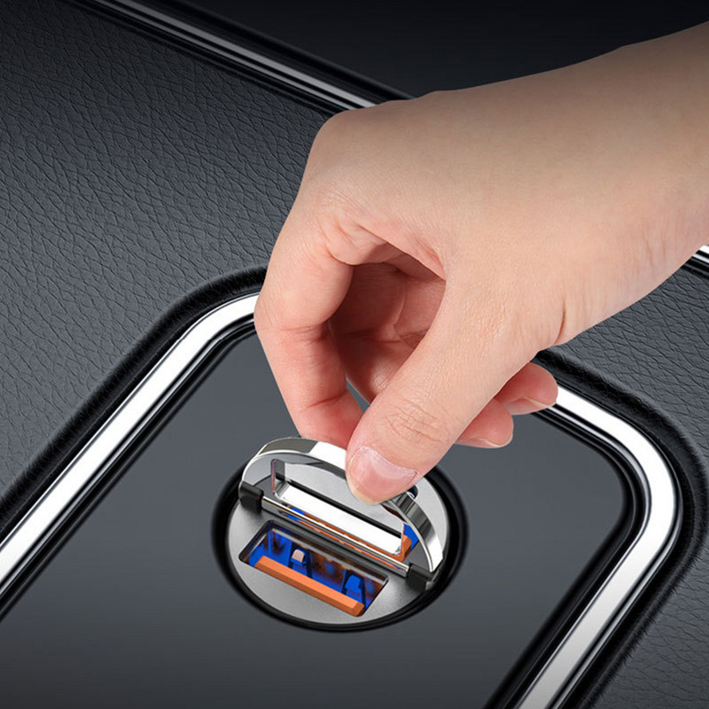 Încărcător auto 30W Încărcător rapid USB QC 3.0 Încărcare rapidă Tip C PD Adaptor de încărcare Brichetă pentru telefon mobil Încărcător