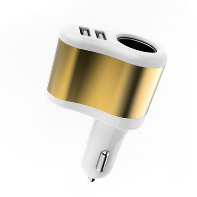 Brichetă electronică dublă USB pentru brichetă mașină Adaptor splitter priză 2.1A 1A încărcător pentru telefon iPhone 12V-24V
