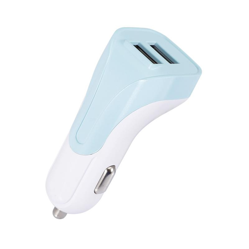 Mini încărcător auto dublu USB 12V 2.1A Încărcare rapidă 2 porturi USB Încărcător rapid pentru telefon Adaptor priză USB pentru mașină