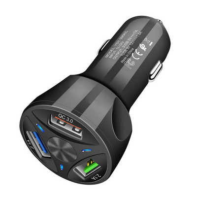 Mini auto punjač QC3.0 3 USB auto punjač Quick Fast punjač za Iphone Xiaomi Samsung Huawei Car Accessries