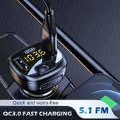 FM odašiljač Bluetooth-kompatibilan bežični auto MP3 player Dual USB QC3.0 brzo punjenje TF/USB ulaz Hands-free poziv auto radio