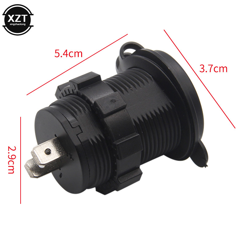 Priză universală pentru încărcător dublu USB Adaptor priză 4.2A Brichetă auto 12V Splitter pentru motocicletă Auto Camion ATV Barcă
