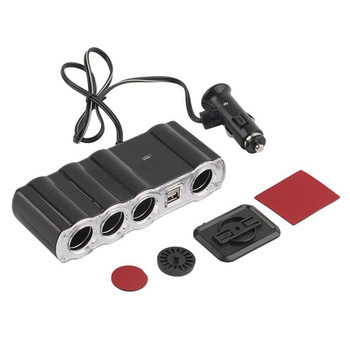 4 θύρες σε 1 υψηλής ποιότητας πόσιμο Multi Socket Auto Αναπτήρα Αυτοκινήτου Διαχωριστής USB Plug Adapter Φορτιστής