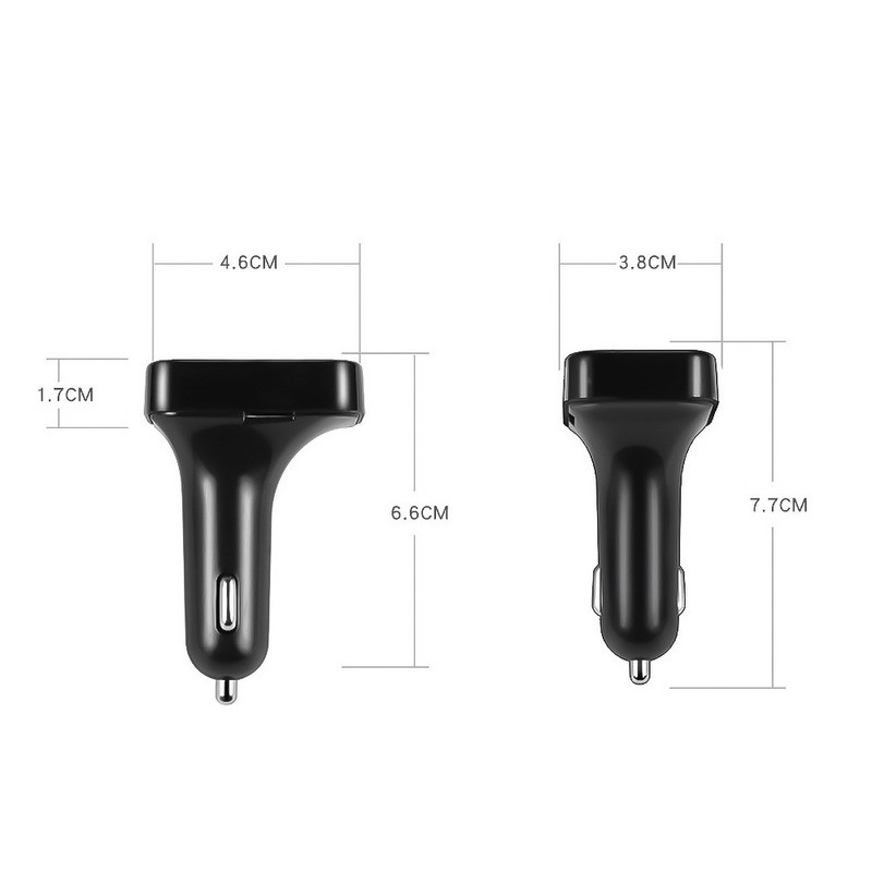 Auto käed-vabad juhtmevaba Bluetooth FM saatja LCD MP3 mängija USB laadija sigaretisüütaja auto MP3 Bluetooth vastuvõtja