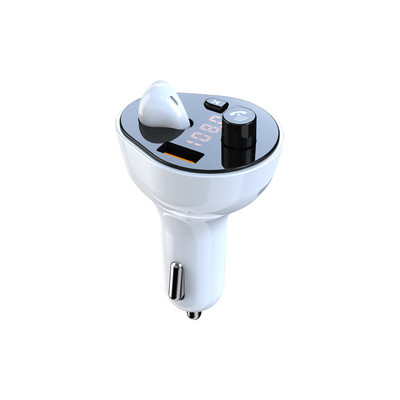 Transmițător FM pentru mașină Căști Bluetooth Căști Mâini libere Player MP3 Modulator radio auto QC3.0 Adaptor de încărcare rapidă de tip C Kit auto