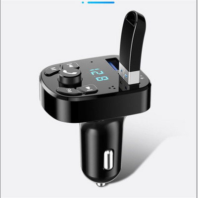 Мултифункционален автомобилен MP3 плейър FM Bluetooth приемник автомобилна музика U диск доставя двойно USB бързо зареждане за кола