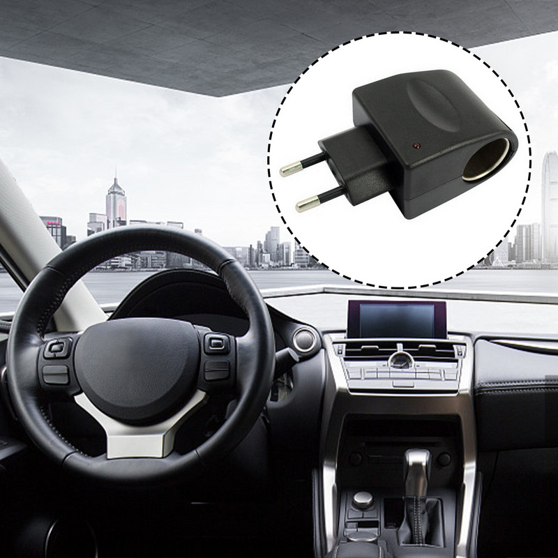 EU US Plug Car Cigarettes Προσαρμογέας Αναπτήρα Επιτοίχιος Πρίζα Μετατροπέα Ρεύματος Επιλεγμένα Αξεσουάρ Πρίζας Επιτοίχιας