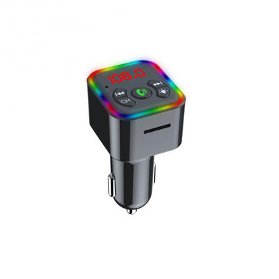 Automobilski Bluetooth audio MP3 player FM odašiljač Radio Bežični handsfree glazbeni prijemnik Dvostruko USB sučelje Adapter za brzi punjač