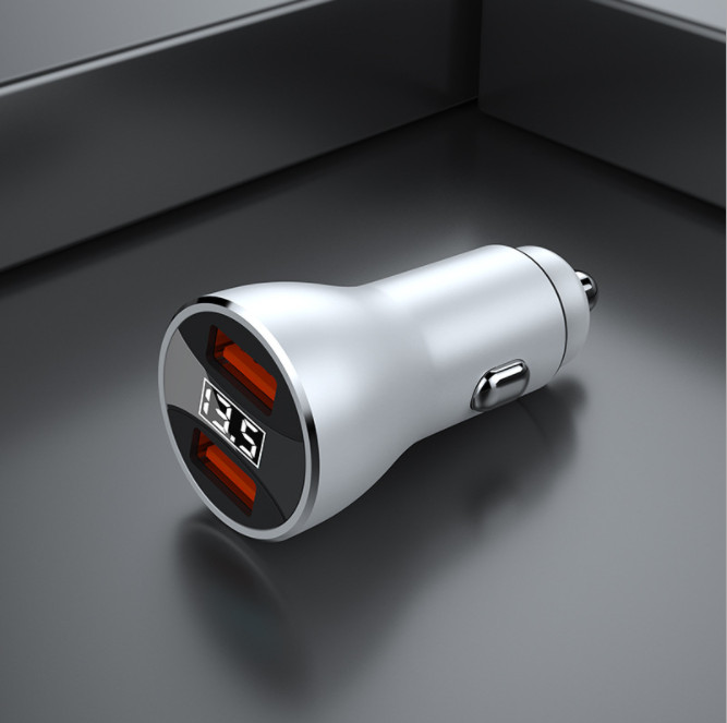 Προσαρμογέας φορτιστή αυτοκινήτου 36W 2 θυρών QC3.0 για 13 Pro Max για Samsung Galaxy Note 20 Huawei Mate 40 OnePlus 9 Pro Xiaomi Mi10