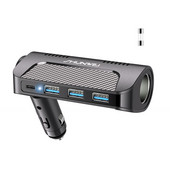 Încărcător de încărcare rapidă pentru mașină Brichetă pentru mașină cu trei prize Încărcător auto multifuncțional DC12-24v universal