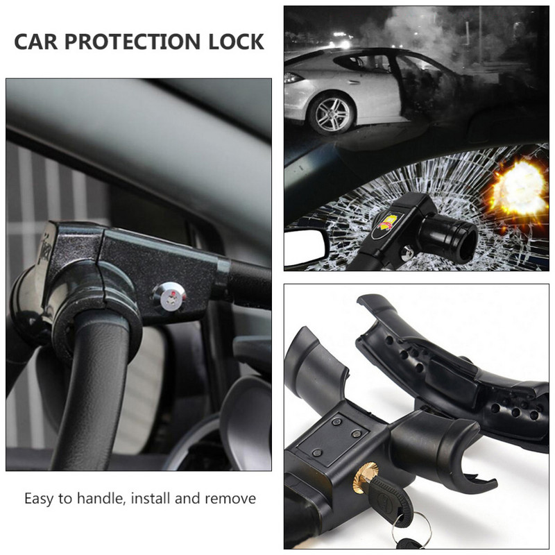 1 vnt. nuo vagysčių apsaugotas sunkvežimio užraktas vairo užraktas Automobilių vagysčių prevencija Automobilių signalizacijos užraktas Automobilio vairo užraktas