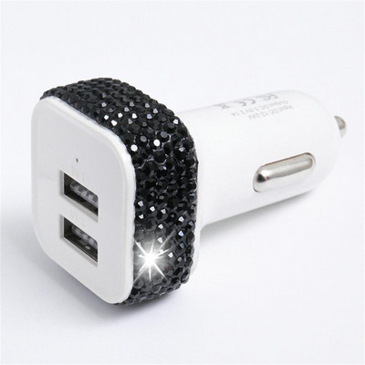 2,1A LED-valgusti kahe USB-kiirlaadimise USB-autolaadija adapter iPhone 11 Pro jaoks Huawei P30 Pro Mate 30 5G 9Pro K20 Pro K30