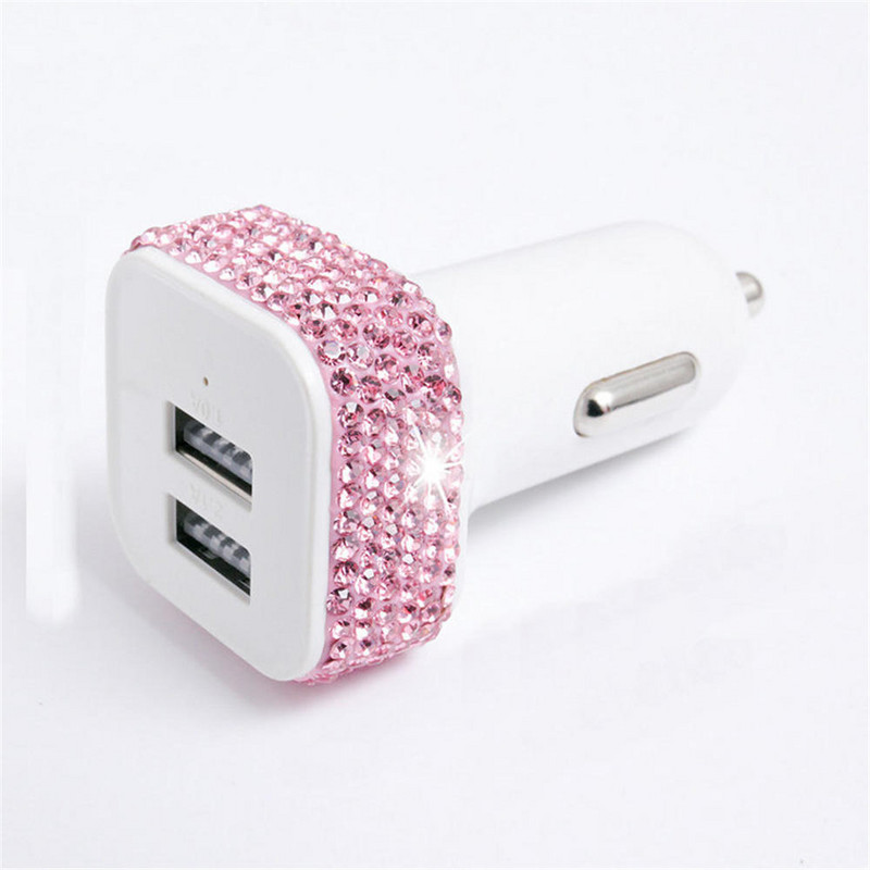 2,1A LED-valgusti kahe USB-kiirlaadimise USB-autolaadija adapter iPhone 11 Pro jaoks Huawei P30 Pro Mate 30 5G 9Pro K20 Pro K30