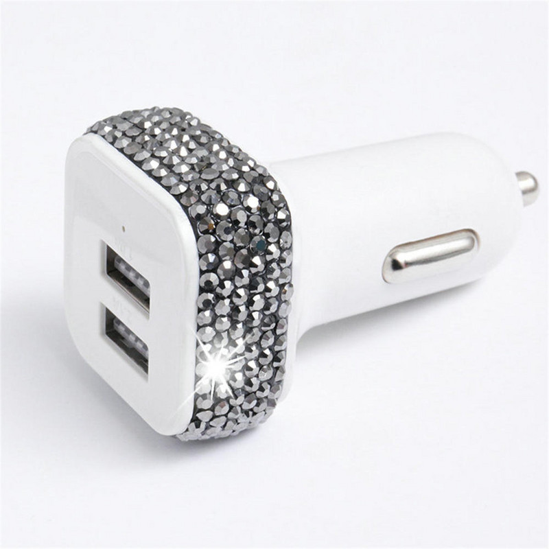 2,1A LED-valgusti kahe USB-kiirlaadimise USB-autolaadija adapter iPhone 11 Pro jaoks Huawei P30 Pro Mate 30 5G 9Pro K20 Pro K30
