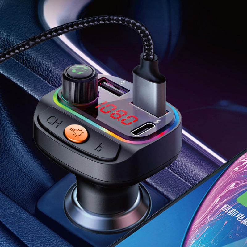 Novi C15 auto Bluetooth radio USB telefon punjač poziv handsfree mp3 upaljač glazbeni player FM odašiljač auto oprema