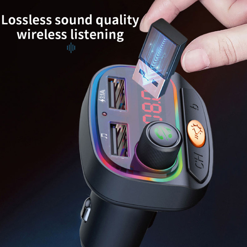 Novi C15 auto Bluetooth radio USB telefon punjač poziv handsfree mp3 upaljač glazbeni player FM odašiljač auto oprema