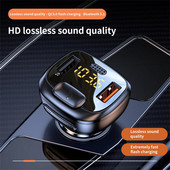 Πομπός FM Αυτοκίνητο Bluetooth 5.0 ασύρματος δέκτης ήχου Handsfree Αυτοκινήτου MP3 Player Διπλή USB QC3.0 Γρήγορος φορτιστής Αξεσουάρ αυτοκινήτου