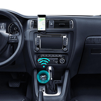 Handsfree Πομπός FM Ασύρματο αυτοκίνητο Bluetooth 5.1 Διπλός φορτιστής FM QC3.0 Γρήγορος προσαρμογέας Πομπός USB Δέκτης ήχου MP3 E9T9