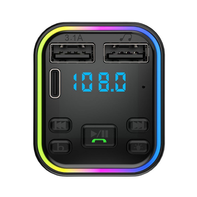 Ελαφρύς πομπός Bluetooth Αυτοκινήτου MP3 Player Ασύρματο ήχο USB Fast Disk Δέκτης πολλαπλών λειτουργιών φόρτιση Handsfree U Mp3 Play E9N3