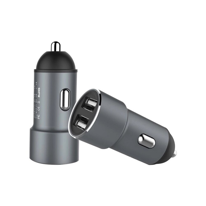 2,4A kahe USB-kiirlaadimisega autolaadija iPhone X XS HUAWEI P30 Oneplus 7 MI9 S10 S10+ jaoks