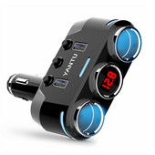 B39 kahe USB kolme pordiga 100 W 3,1 mA juhtmeta autolaadija sigaretisüütaja auto DVR GPS MP3 jaoks