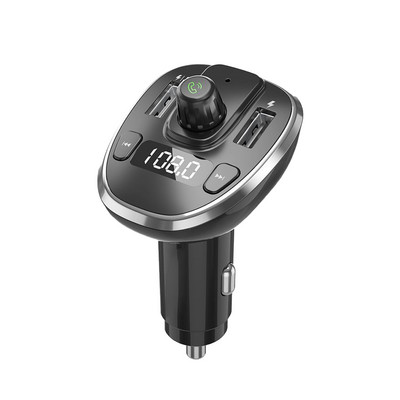 Încărcător de mașină Porturi USB duale Adaptor de alimentare Compatibil Bluetooth Display LED Încărcător de mașină stereo Accesorii electronice pentru automobile
