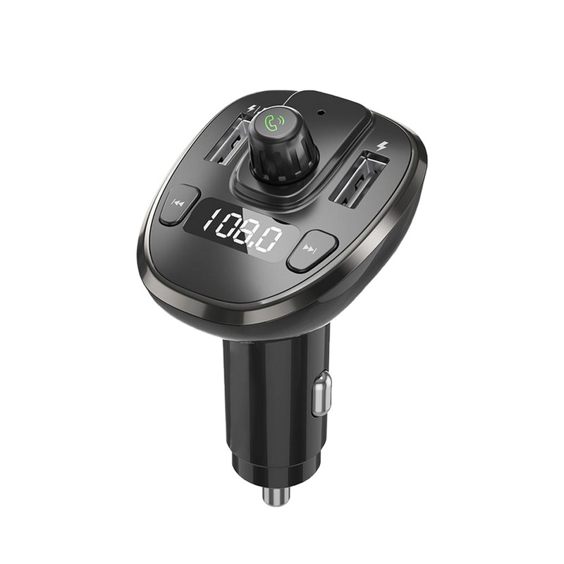 Încărcător de mașină Porturi USB duale Adaptor de alimentare Compatibil Bluetooth Display LED Încărcător de mașină stereo Accesorii electronice pentru automobile