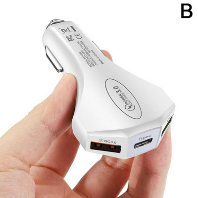 7A QC 3.0 Încărcător de mașină USB tip C PD Încărcător rapid Încărcare rapidă pentru iPhone 13 Samsung Xiaomi Huawei Încărcător de telefon mobil pentru mașină