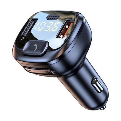 FM raidītājs Automašīnas Bluetooth Dual USB QC3.0 Ātrais lādētājs Bezvadu brīvroku audio uztvērējs MP3 atskaņotājs Automašīnas komplekta piederumi