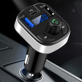 Automobilski Bluetooth 5.0 FM odašiljač Dual USB 3.1A Brzi punjač Automobilski LED MP3 Modulator Player Bežični handsfree audio prijemnik