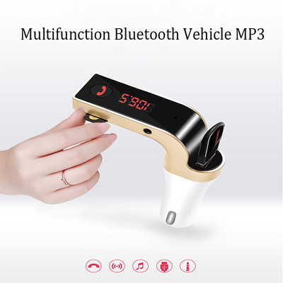 1 gab. Automašīnas komplekts Brīvroku FM raidītājs Radio MP3 atskaņotājs USB lādētājs Auto radio atskaņotājs FM raidītājs Auto aksesuāri