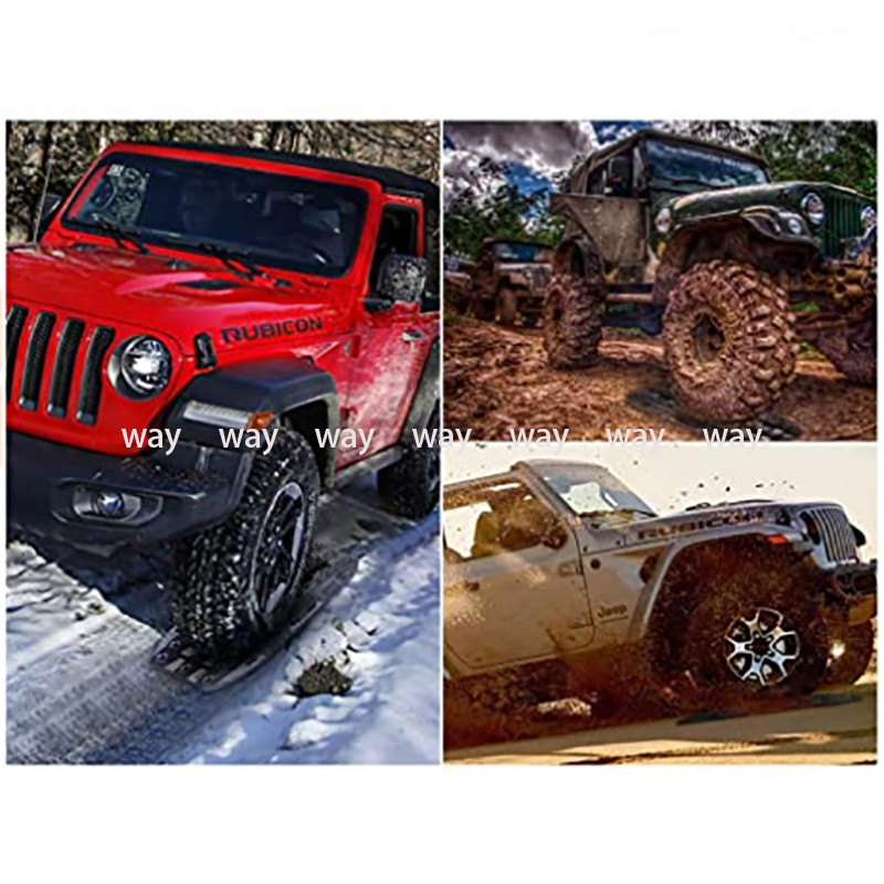 Super-čvrsta najlonska daska za vuču od 58 cm za pomoć u hitnim slučajevima Gusjenice mini veličine za spašavanje izvan ceste, pijeska, blata i snijega