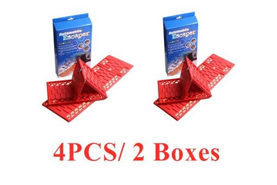 BENOO 2 buc. Covoraș de evacuare portabil pliabil pentru mașină. Tampă anti-alunecare, potrivită pentru orice vreme, covoraș de tracțiune automată, ajutor pentru aderența anvelopei, ideal pentru zăpadă, gheață, noroi