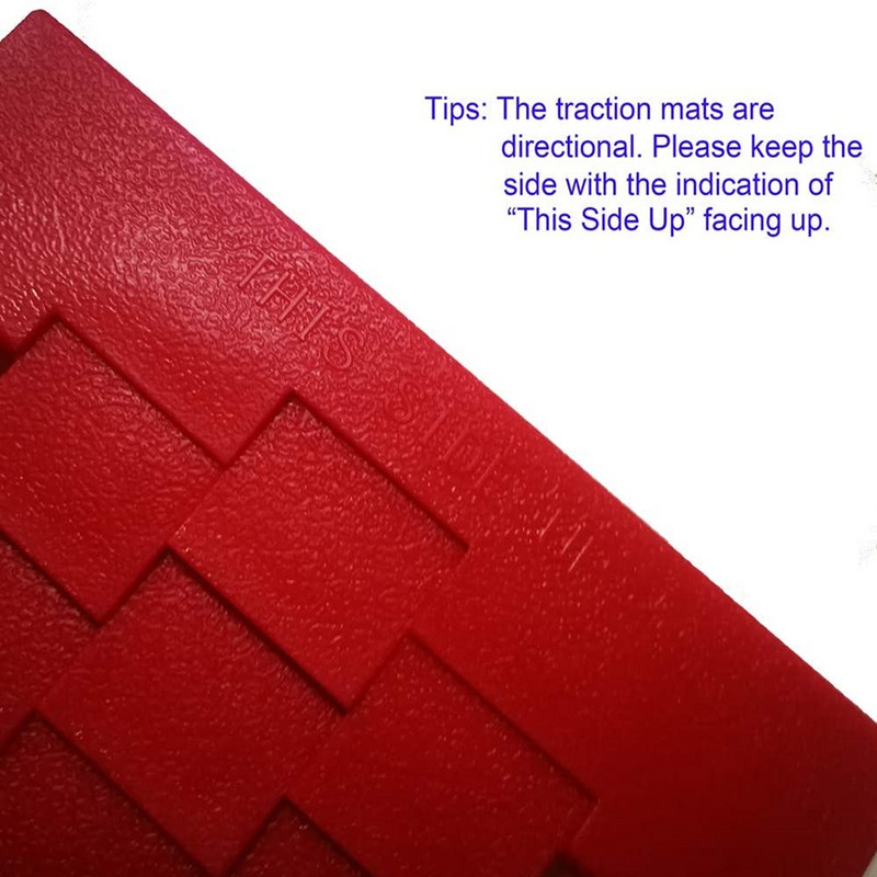 BENOO 2 buc. Covoraș de evacuare portabil pliabil pentru mașină. Tampă anti-alunecare, potrivită pentru orice vreme, covoraș de tracțiune automată, ajutor pentru aderența anvelopei, ideal pentru zăpadă, gheață, noroi