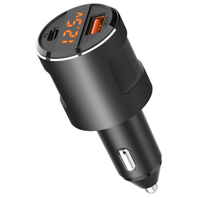 Jauna Mini 65WPD ātrās uzlādes galviņa, kas pilnībā saderīga ar QC3.0 automašīnas cigarešu šķiltavu, USB automašīnas lādētāju, automašīnas lādētāju