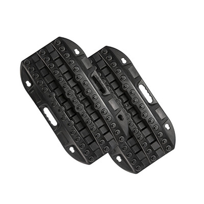 2 τεμάχια νάιλον 58 εκ. Πλάκες έλξης για ανάκτηση αυτοκινήτου εκτός δρόμου Ίχνη έκτακτης ανάγκης Υπέρ-σκληρό Τακάκι για SUV ATV Sand Mud Snow Rescue