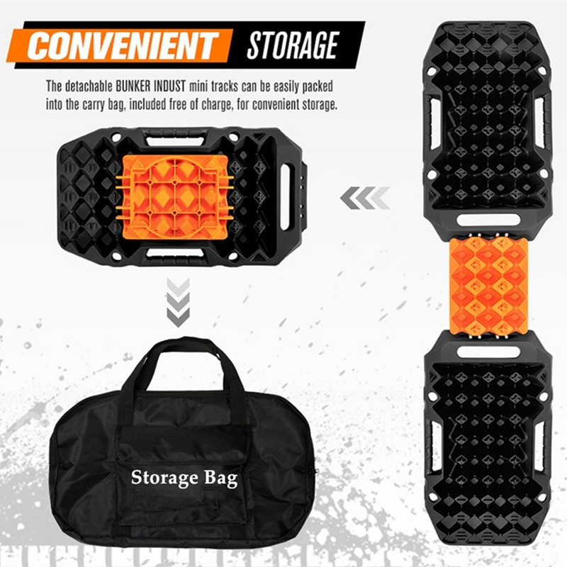 Multifunktsionaalne taastav veojõumatt 4X4 ATV maasturite maastikulaudadele koos Jack Lift Base Mud Liiva Lume Avariirehvi redeliga