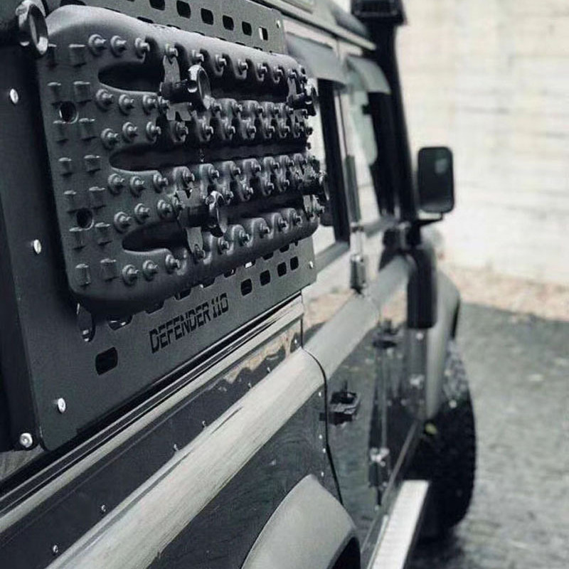 105*28CM Recuperare tracțiune șenile Scară pentru anvelope pentru extracția vehiculelor de zăpadă cu nisip Covorașe de tracțiune pentru plăci pentru orificii de noroi off-road/1 buc