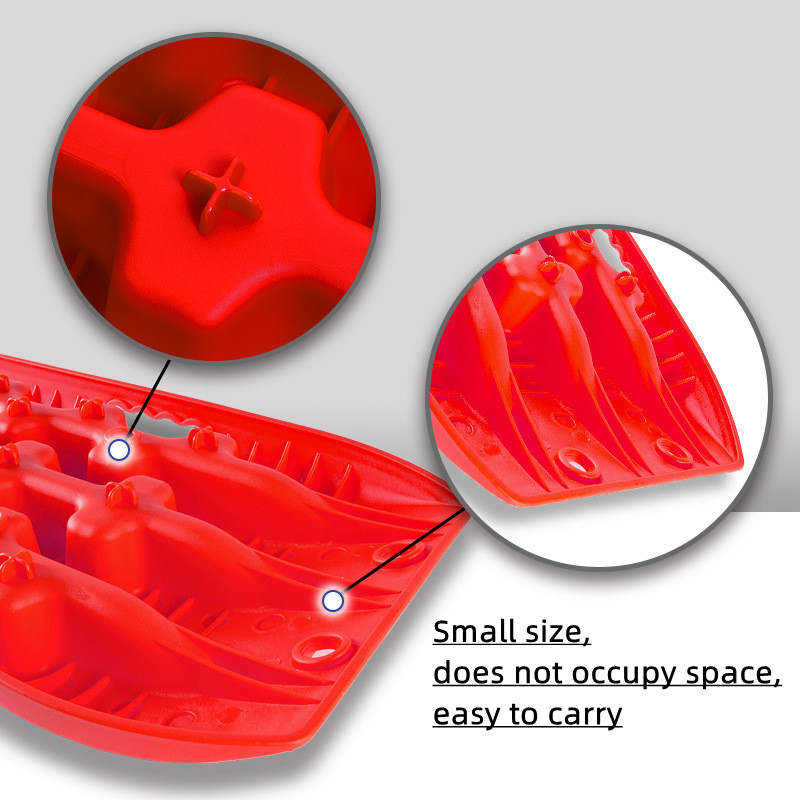 105*28CM Recuperare tracțiune șenile Scară pentru anvelope pentru extracția vehiculelor de zăpadă cu nisip Covorașe de tracțiune pentru plăci pentru orificii de noroi off-road/1 buc