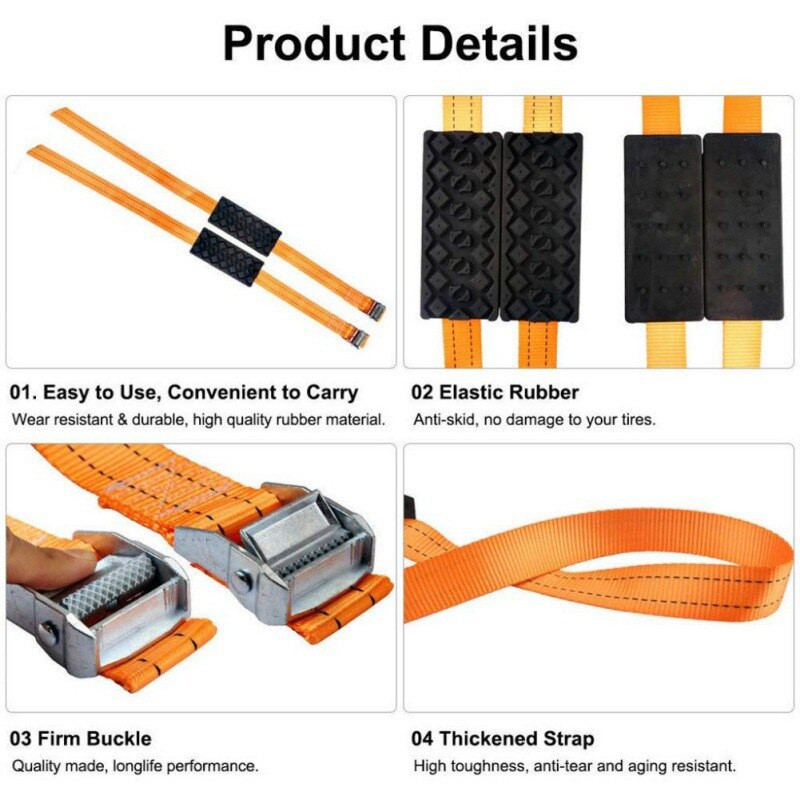 Auto lumeketid auto lumemuda rehvi vastupidavad PU libisemisvastased autorehvi veoplokid kotiga hädaolukorra lumemuda liiva rehvi kett St