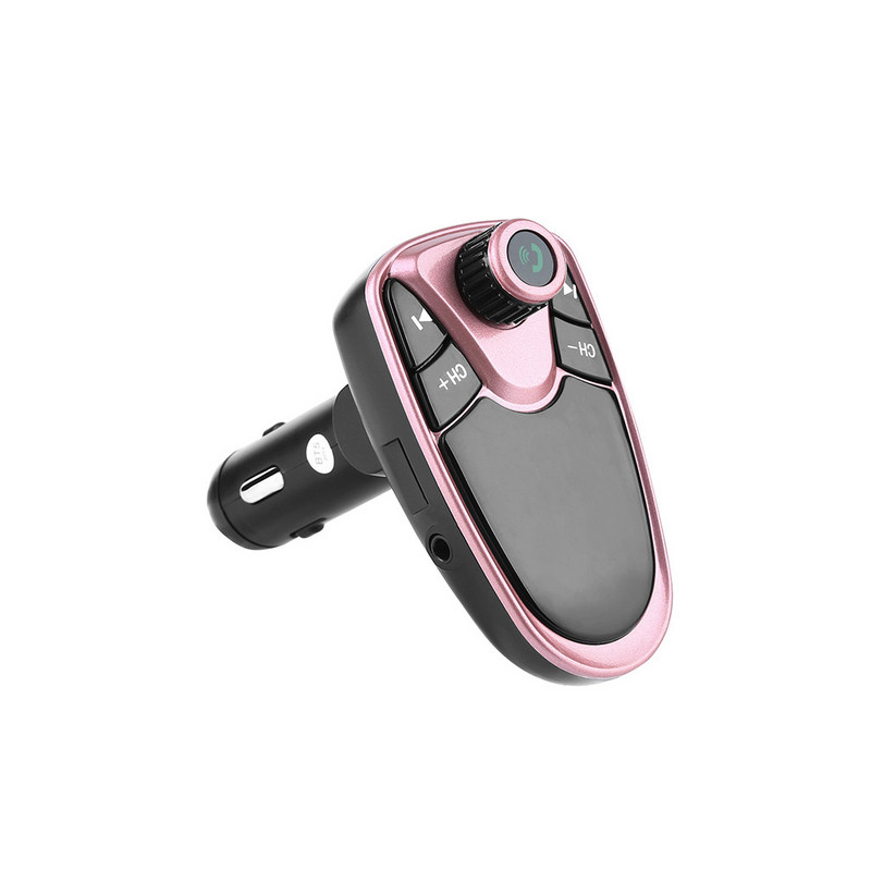 Transmițător FM Bluetooth pentru mașină Kit Mâini libere fără fir Card player de muzică MP3 5V 2.1A Încărcător USB Modulator FM