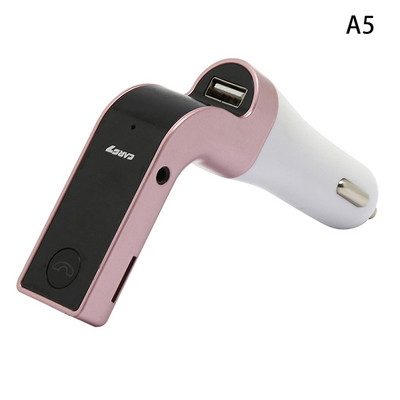 Transmițător FM Bluetooth 5.0 Încărcător rapid de mașină USB dublu Receptor audio fără mâini fără fir Player MP3 automat Transmițător FM